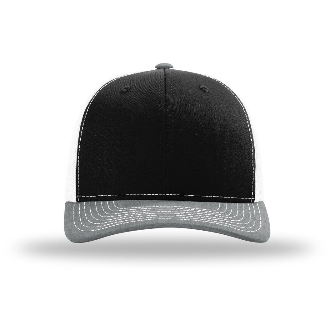 112-Black/ White/ Heather Grey