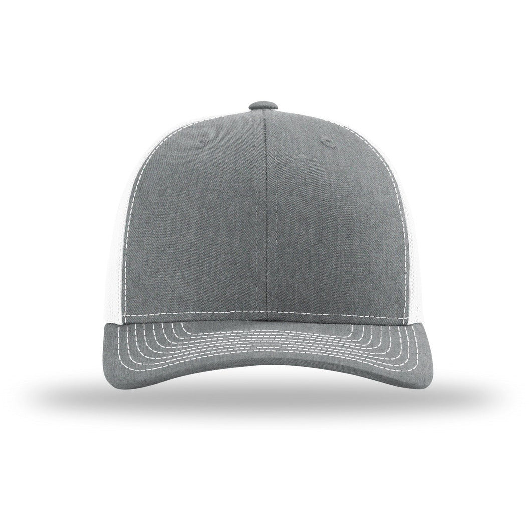 112-Heather Grey/ White