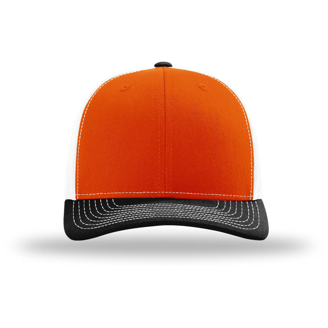 112-Orange/ White/ Black