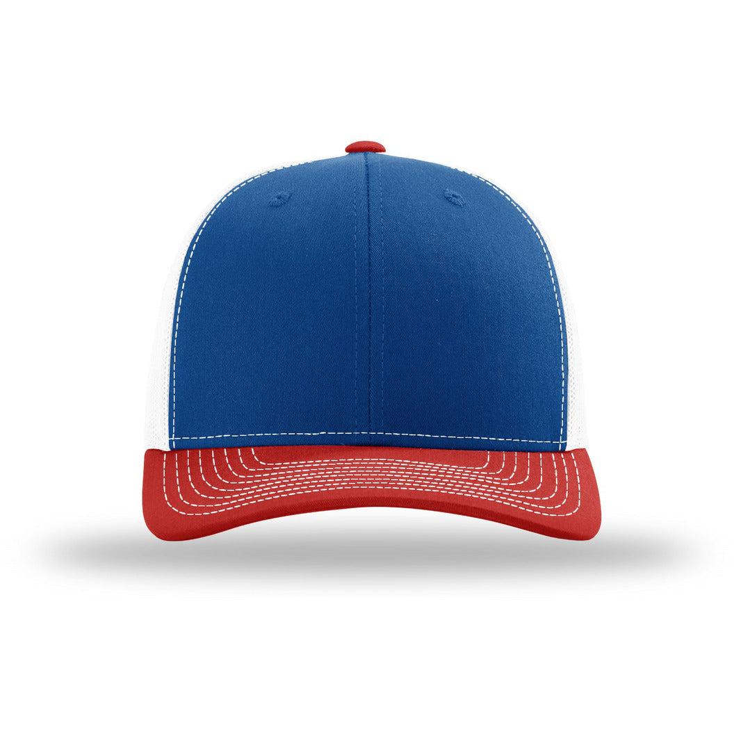 112-Royal/ White/ Red