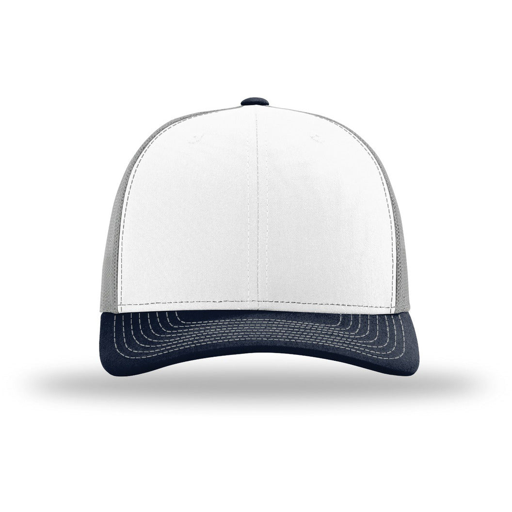 112-White/ Aluminum/ Navy