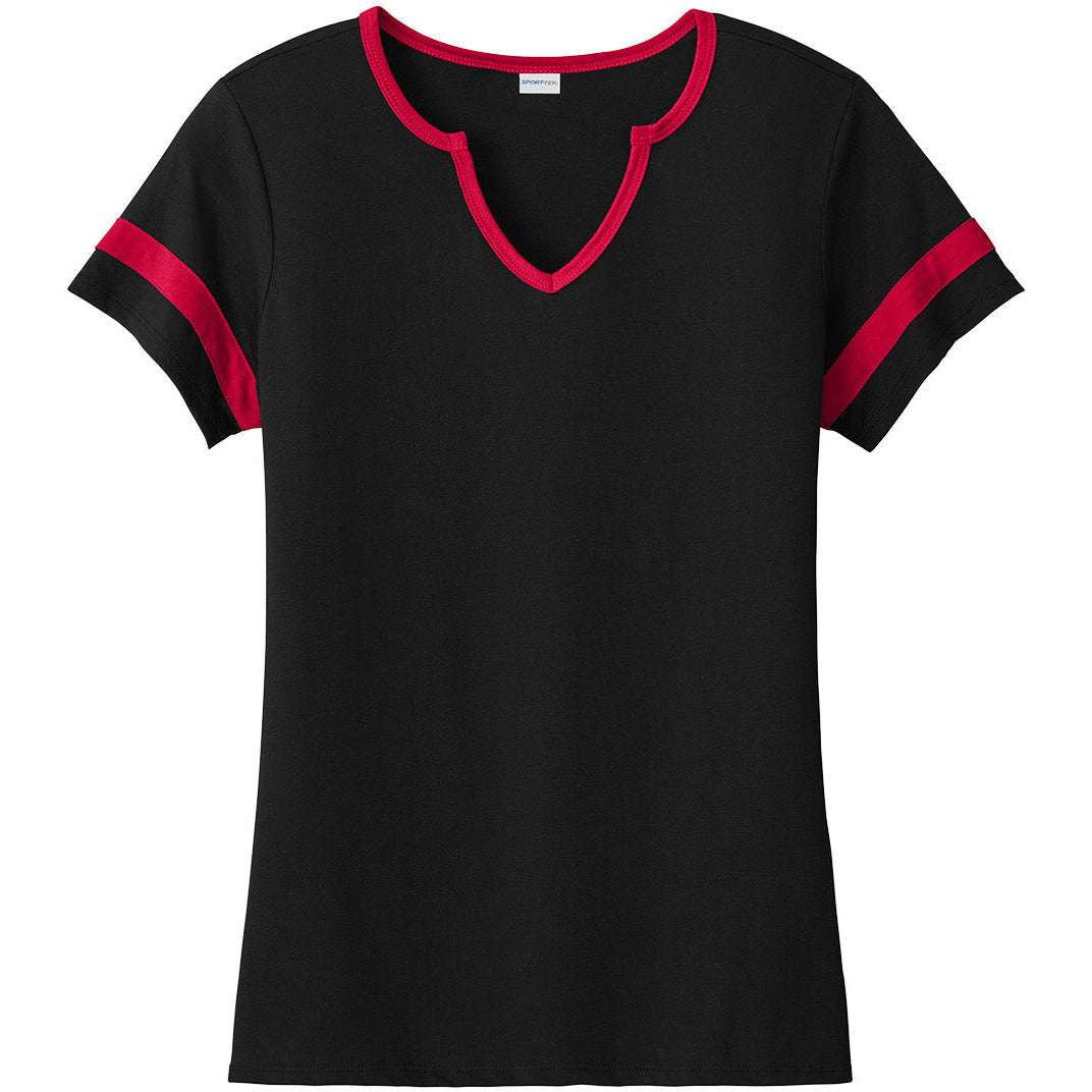 LST6041-Black/ Deep Red