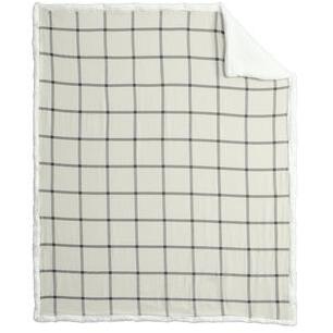 BP43-Black Uneven Plaid