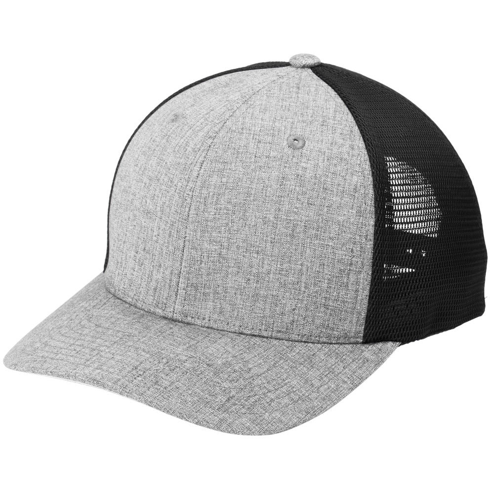 C110-Heather Silver/ Black