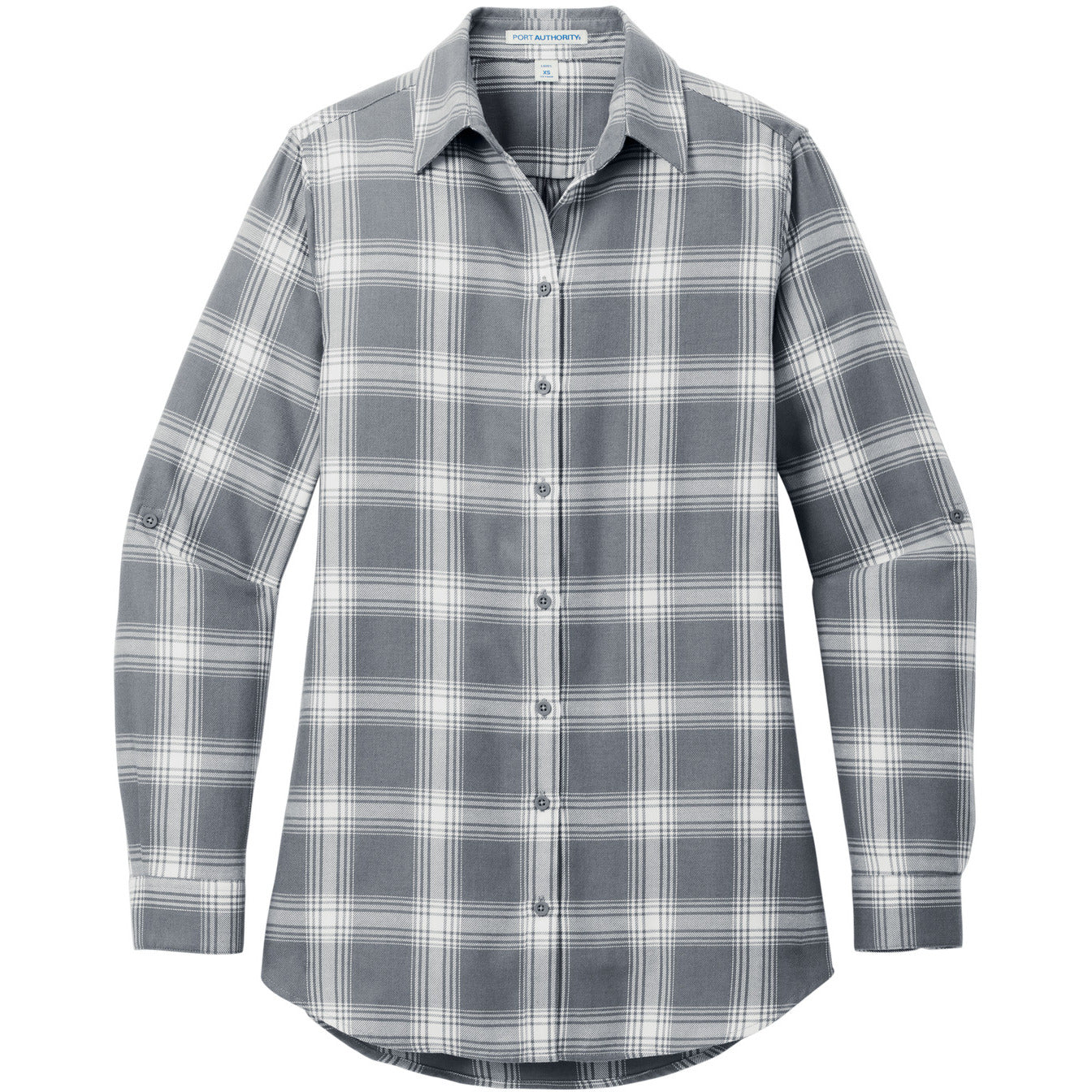 LW668-Grey/ Cream Open Plaid