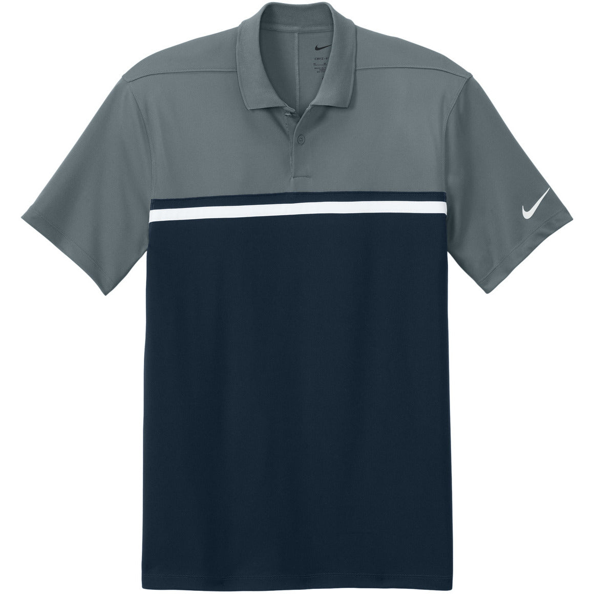 NKFQ3968-Cool Grey/ Navy/ White